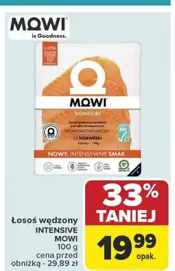 Carrefour Łosoś wędzony INTENSYWNY MOWI oferta