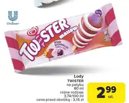 Carrefour Market Lody TWISTER różne rodzaje oferta