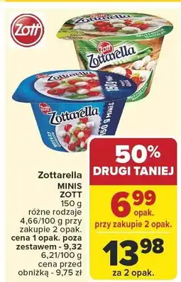 Carrefour Market Ser Zottarella Minis Zott 150g oferta