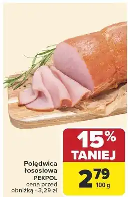 Carrefour Polędwica łososiowa Pekpol oferta