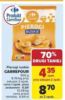 Carrefour Market Pierogi ruskie Carrefour 500g oferta