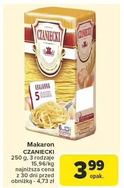 Carrefour Market Makaron Czaniecki oferta