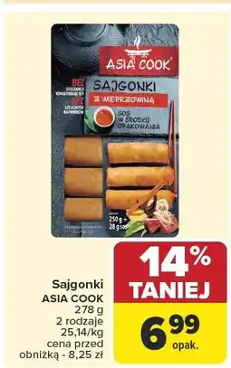Carrefour Sajgonki Asia Cook 275g oferta