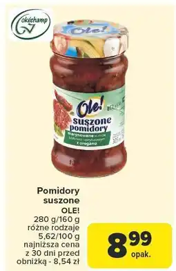 Carrefour Pomidory suszone Ole! oferta