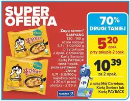 Carrefour Zupa ramen Samyang oferta