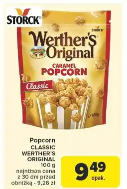 Carrefour Popcorn karmelowy Werther's Original Classic oferta