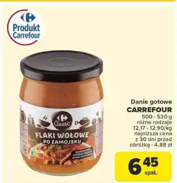 Carrefour Danie gotowe flaki wołowe po zamojsku Carrefour oferta