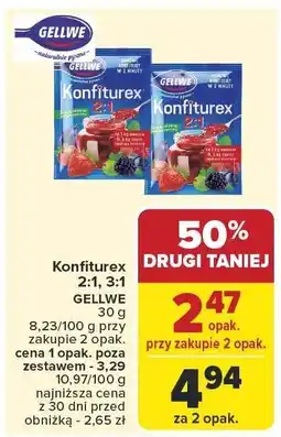 Carrefour Galaretka Konfiturex Gellwe oferta