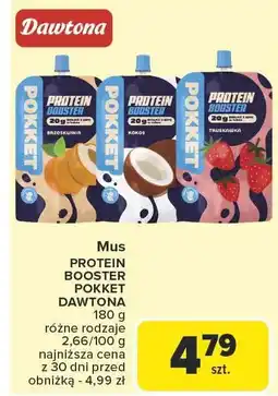 Carrefour Market Mus PROTEIN BOOSTER POKKET DAWTONA różne rodzaje oferta