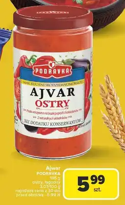 Carrefour Sos Ajvar Podravka ostry oferta