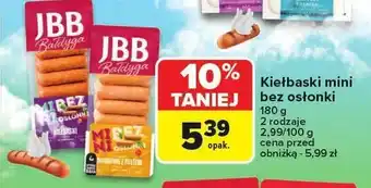 Carrefour Kiełbaski mini bez osłonki JBB oferta