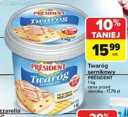 Carrefour Twaróg sernikowy President oferta