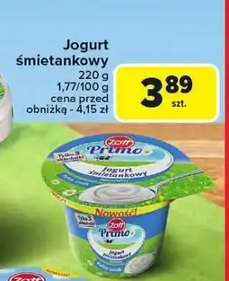 Carrefour Jogurt śmietankowy Zott Primo oferta