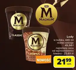 Carrefour Lody w kubku Magnum oferta