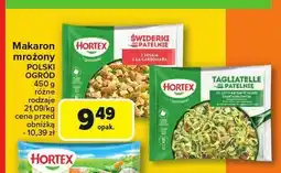 Carrefour Makaron mrożony Hortex świderki patelnie Polski Ogród 450g oferta