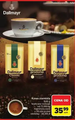 Carrefour Kawa ziarnista Dallmayr wybrane rodzaje oferta