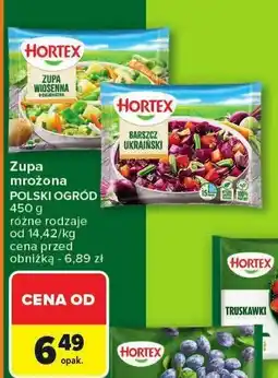 Carrefour Zupa mrożona Hortex Polski Ogród różne rodzaje oferta