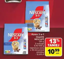 Carrefour Kawa 3w1 Nescafe Frappe 2 rodzaje oferta