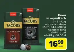 Carrefour Kawa w kapsułkach Jacobs wybrane rodzaje oferta