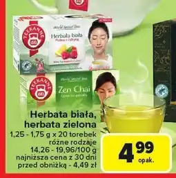 Carrefour Herbata biała Teekanne różne rodzaje oferta