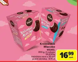 Carrefour Cukierki Królewskie Mleczko Wawel różne rodzaje oferta