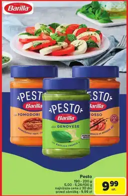 Carrefour Sos pesto Barilla różne rodzaje oferta