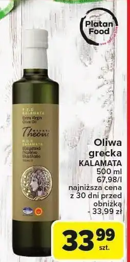 Carrefour Oliwa grecka Kalamata Platan Food oferta