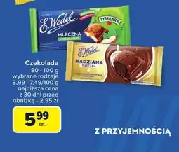Carrefour Czekolada E.Wedel różne rodzaje oferta