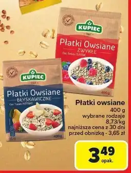 Carrefour Płatki owsiane Kupiec oferta