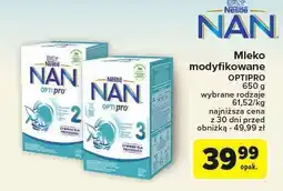 Carrefour Mleko modyfikowane NAN OPTIPRO oferta