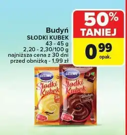 Carrefour Budyń Gellwe Słodki Kubek oferta