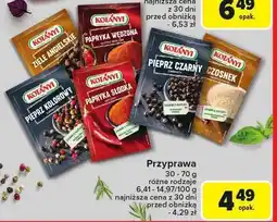 Carrefour Przyprawa Kotanyi różne rodzaje oferta