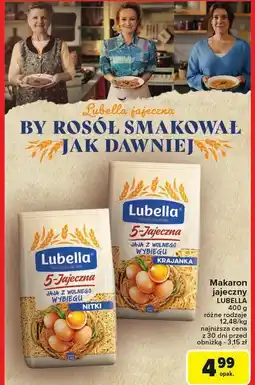 Carrefour Makaron jajeczny Lubella oferta