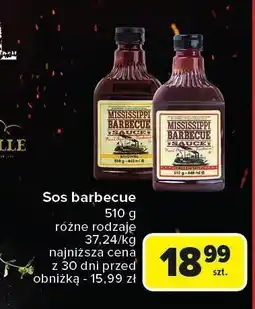 Carrefour Sos barbecue Mississippi różne rodzaje oferta