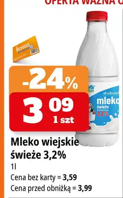 E.Leclerc Mleko świeże 3.2 % Rolmlecz oferta