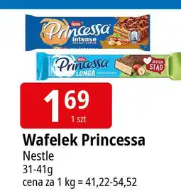 E.Leclerc Wafelek peanut butter Princessa Intense oferta