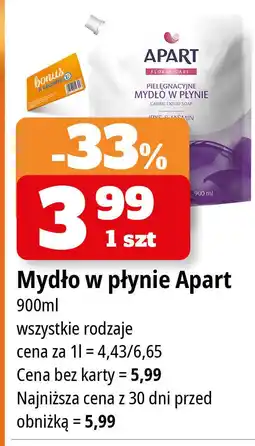 E.Leclerc Mydło w płynie irys & jaśmin zapas Apart Floral Care oferta