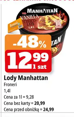 E.Leclerc Lody chocolate & vanilla Manhattan (Nestle) oferta