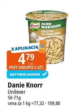 E.Leclerc Makaron grzyby ze śmietaną Knorr oferta