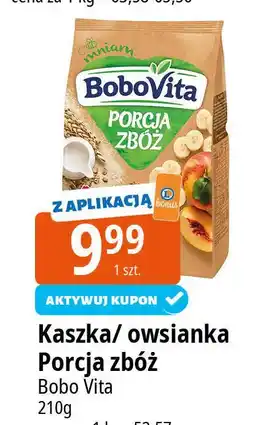 E.Leclerc Kaszka mleczna manna bananowo-brzoskwiniowa Bobovita Porcja Zbóż oferta