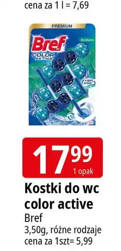 E.Leclerc Zawieszka do wc eukaliptus Bref Color Aktiv (Wcześniej Blue Active) oferta
