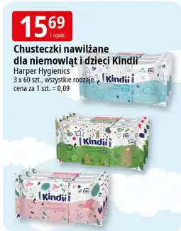 E.Leclerc Chusteczki wilgotne ultra sensitive Cleanic Kindii oferta