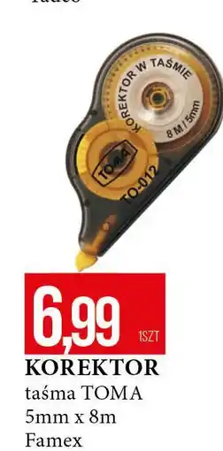 E.Leclerc Korektor w taśmie 5 x 8 Toma (Piśmiennicze) oferta
