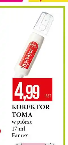 E.Leclerc Korektor w piórze Toma oferta
