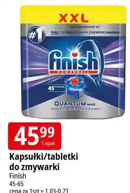 E.Leclerc Tabletki do zmywarek regular Finish Quantum Max oferta