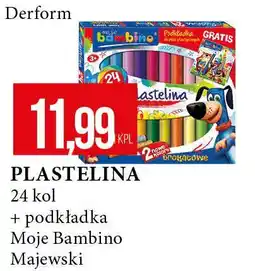 E.Leclerc Plastelina + podkładka do prac plastycznych Moje Bambino oferta
