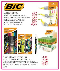 E.Leclerc Pióro wieczne lush pink Bic X Pen oferta