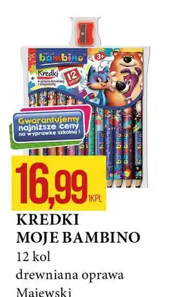 E.Leclerc Kredki drewniane szkolne Moje Bambino oferta