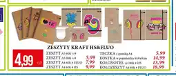 E.Leclerc Kołonotes a4 80k. kratka fluo Rexus oferta