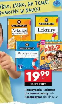 Biedronka Korepetytor język polski - jak pisać? oferta